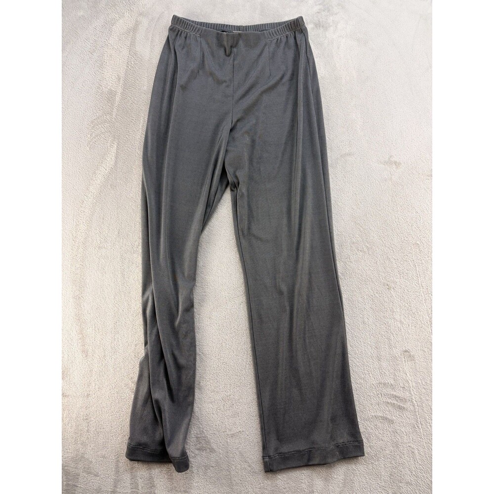 Easywear By Chicos Pants Womens Size Medium Gray Elastic Waist Stretch Comfort